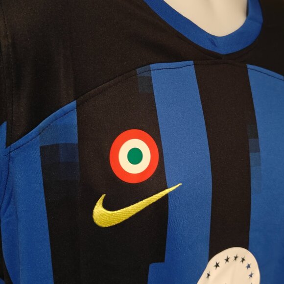 Inter Milan 2023/24 Home Jersey Nike Serie A Men's L Blue/Black Paramount Soccer - Picture 6 of 14